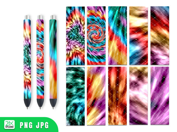 Download Tie Dye Pen Wraps Png, Epoxy Pen Wraps - Tie dye Collection