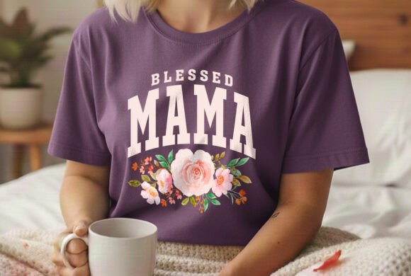 Download Blessed Mama Mothers Day Tshirt Design - Blessed Collection