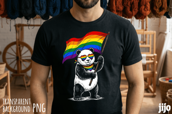 Download Panda Rainbow Pride Flag PNG - Pride flag png Collection