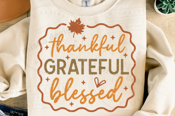 Download Thankful Grateful Blessed PNG SVG, Fall - Blessed Collection