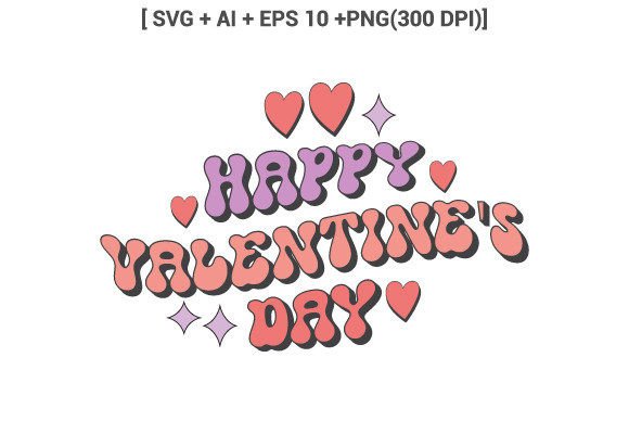 Download Happy Valentine's Day Sublimation Retro - Premium Resources