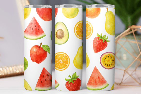 Download Fruit Print 3d Tumbler Wrap Design Png - 3d tumbler wrap Collection