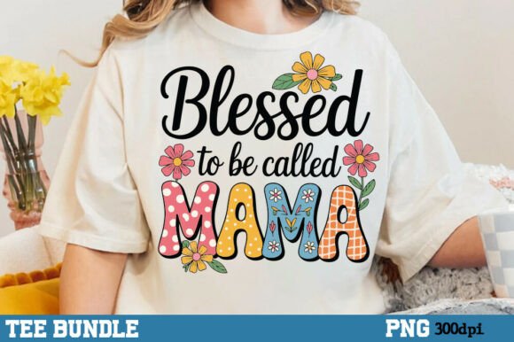 Download Blessed Mama, Mother's Day Png, Retro Ma - Blessed Collection