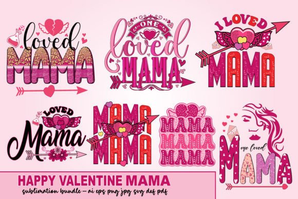 Download Happy Valentine's Day Sublimation Bundle - Premium Resources