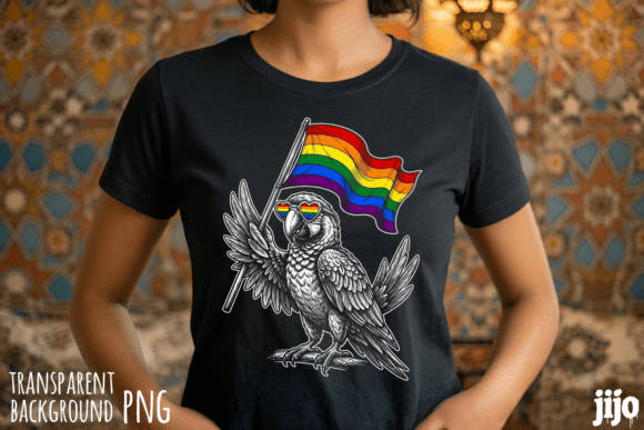 Download Parrot Rainbow Pride Flag PNG - Pride flag png Collection